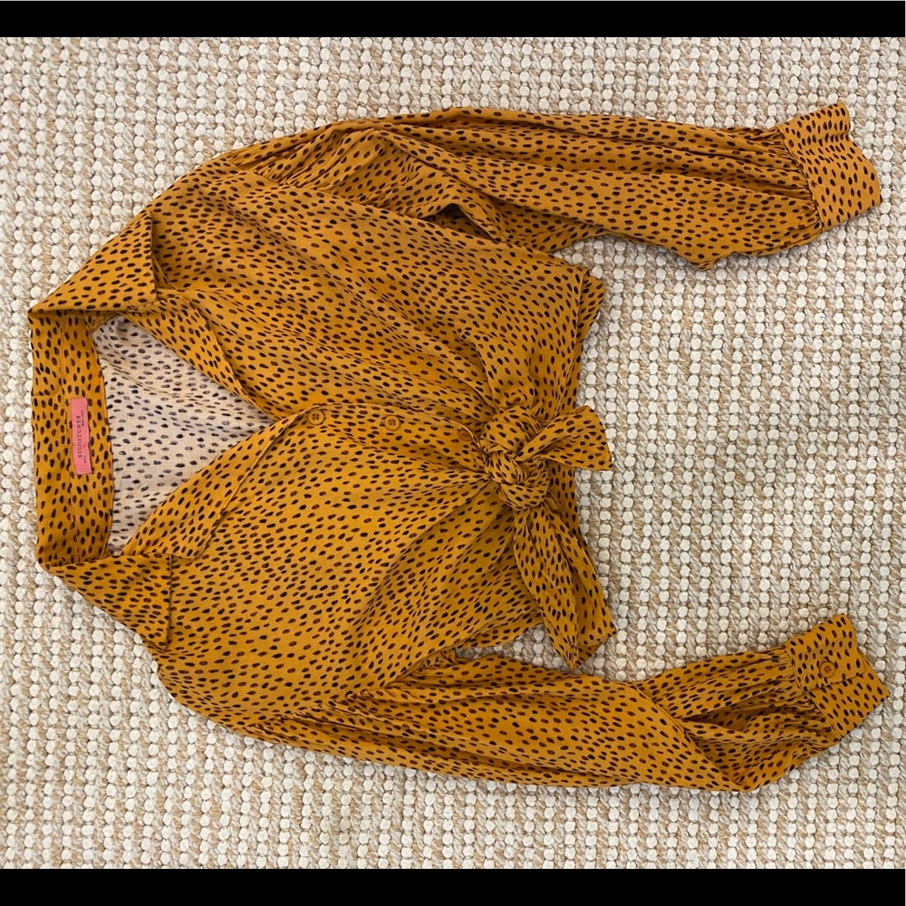 Orange and black long sleeve